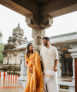 Photographer capturing meaningful moments from a beautiful Christian wedding ceremony  
